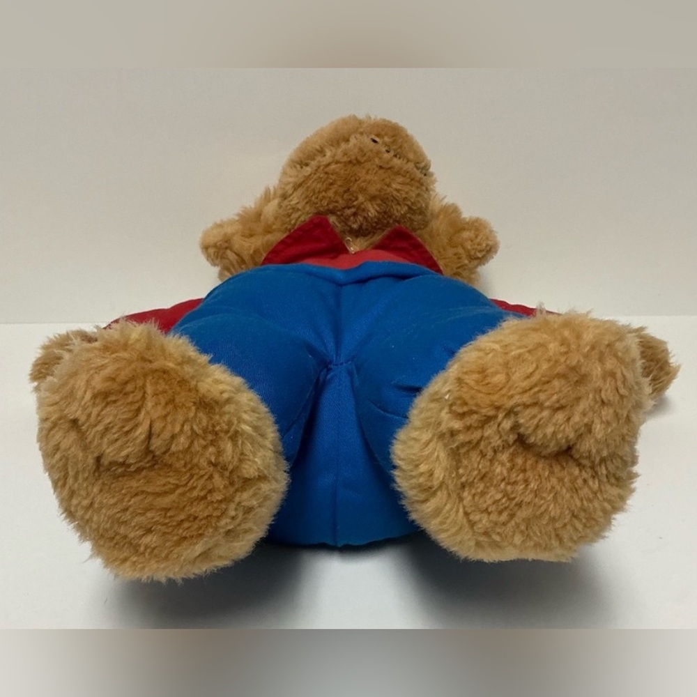 BERENSTAIN BEARS- BROTHER BEAR with Red Shirt and Blue Overalls- Vintage - Picture 10 of 13